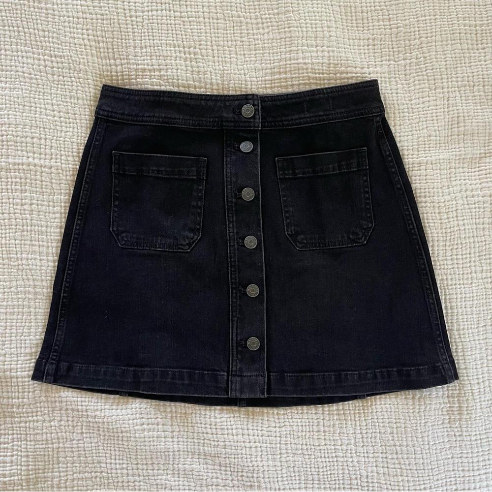 Madewell Stretch Denim A-Line Skirt